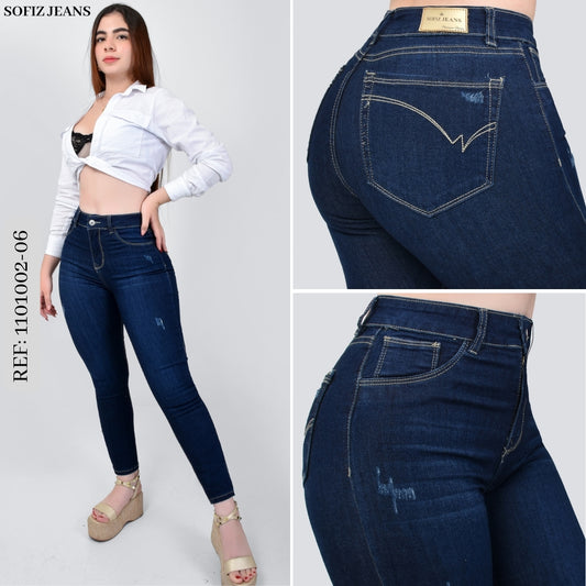 Pantalón Skinny Oscuro 120100206