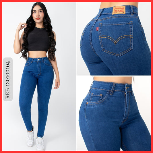 Pantalón Skinny Tipo Importado Claro 120100104