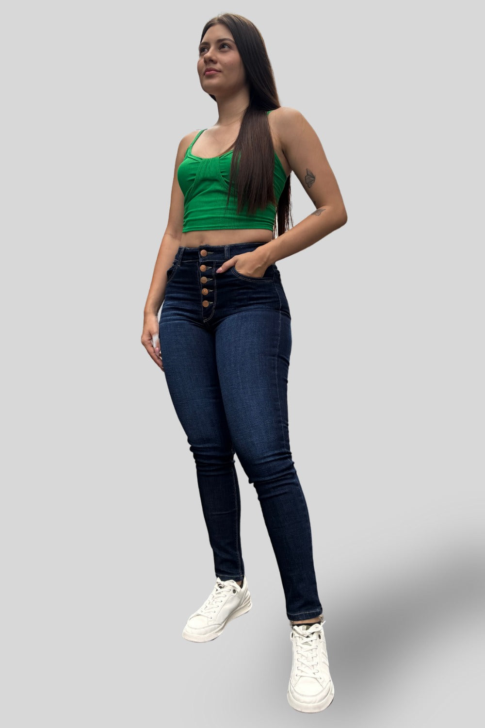Pantalón Skinny M8 Oscuro