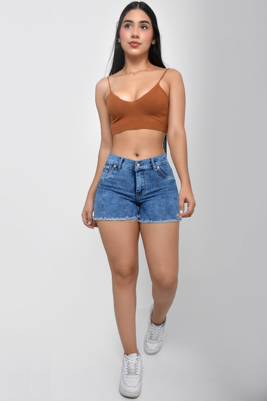 Short Jeans M8 Frosteado