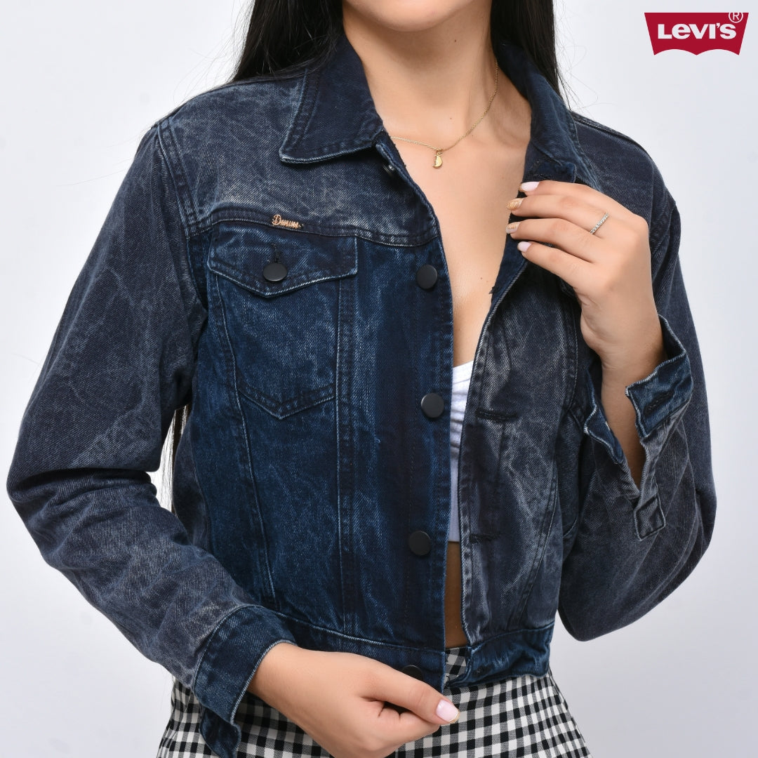 Chaqueta Jean Dama Tipo Importado SJ3111