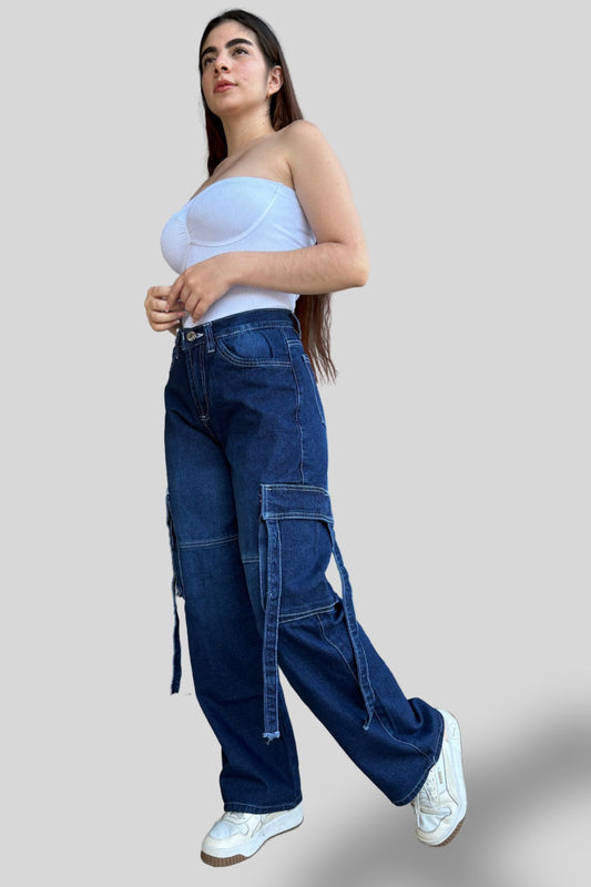 Jean Cargo M10 Medio Oscuro